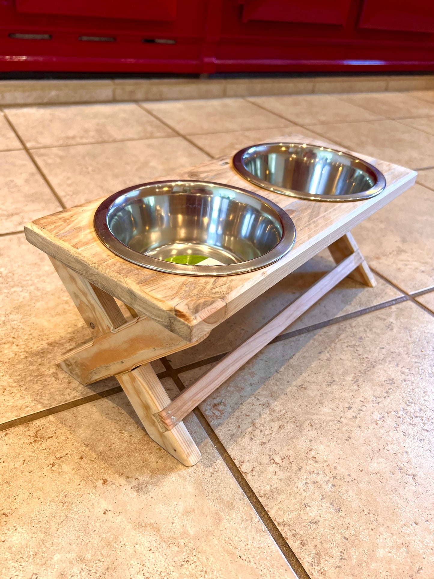 Double Dog Bowl Stand - Small