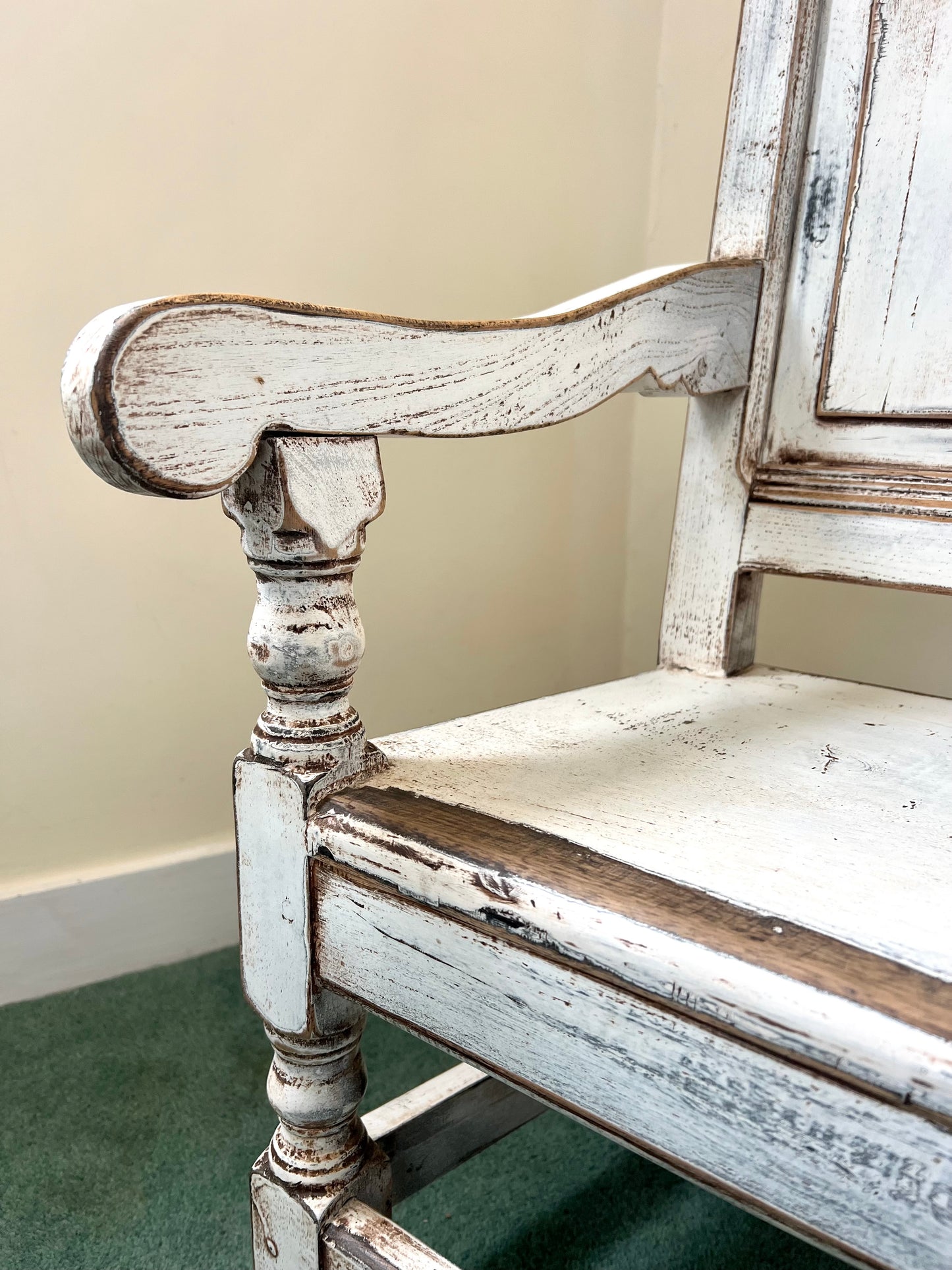 Painted Beechwood Childs Carver Chair