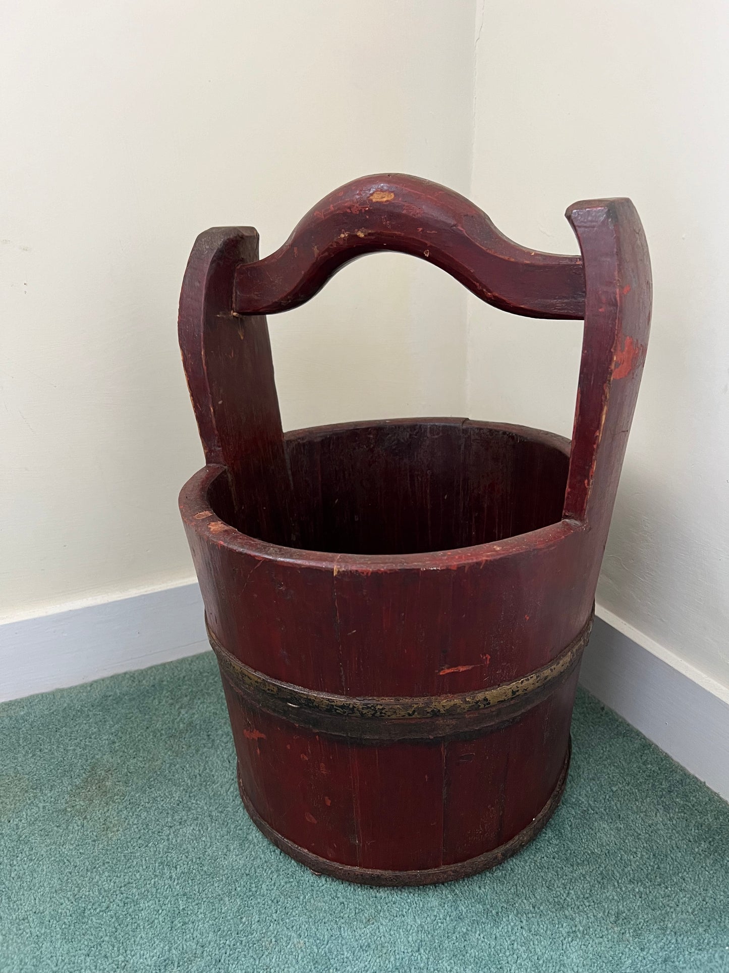 Vintage Well Bucket / Kindling Bucket