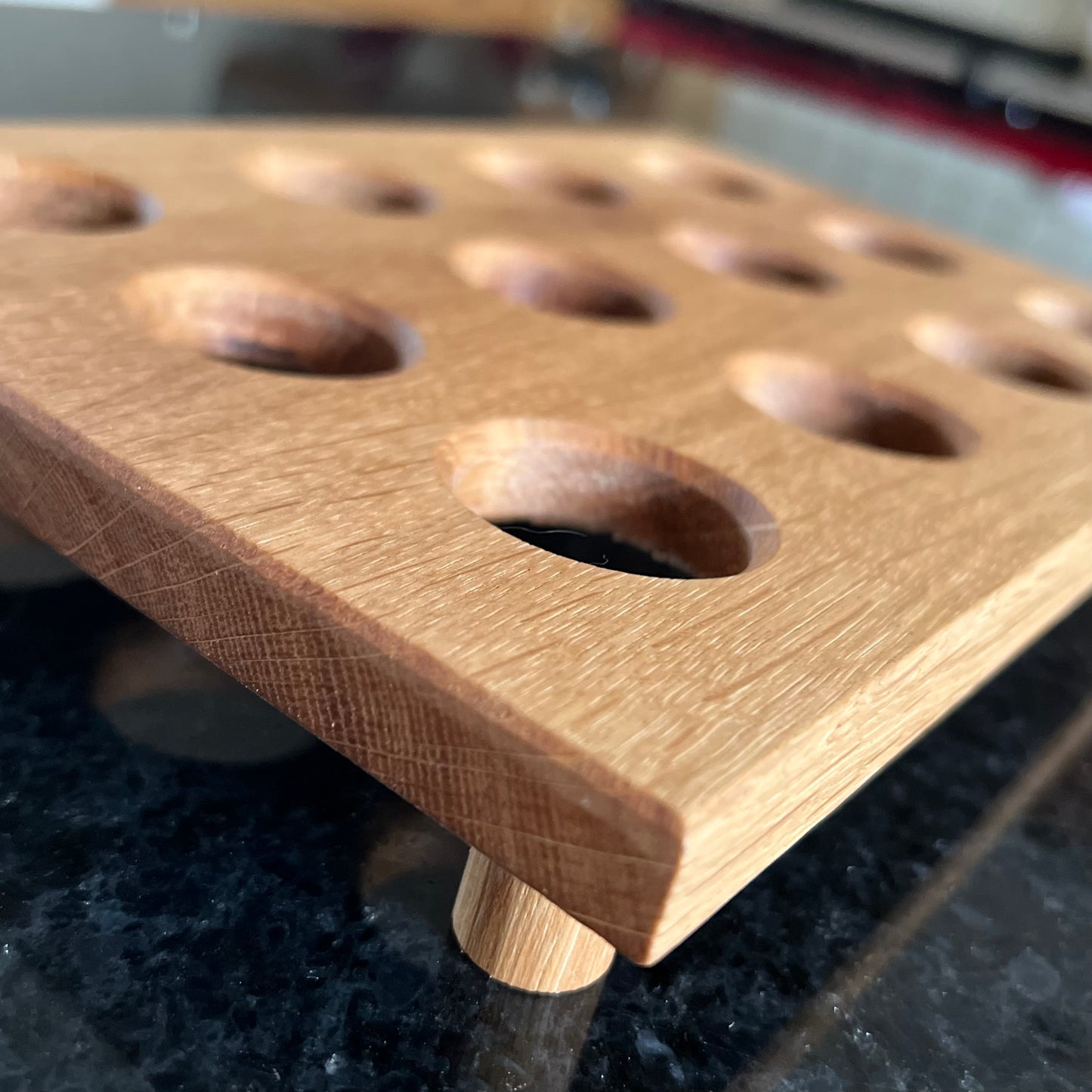 Oak Egg Rack