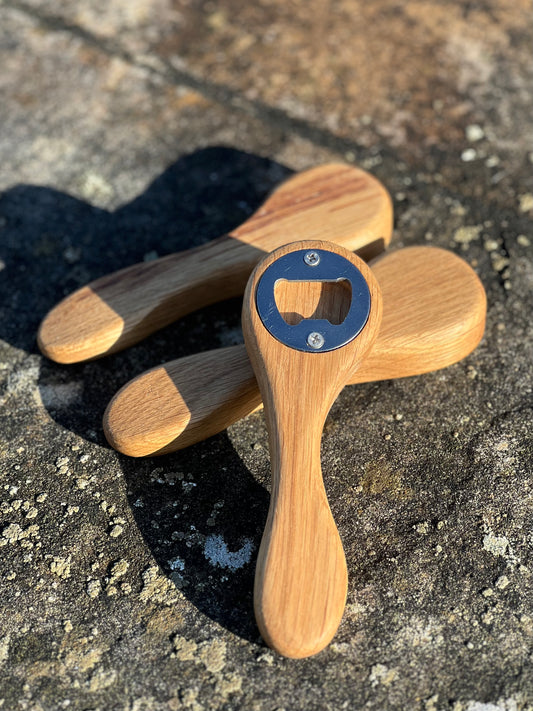 Oak Bottle Opener