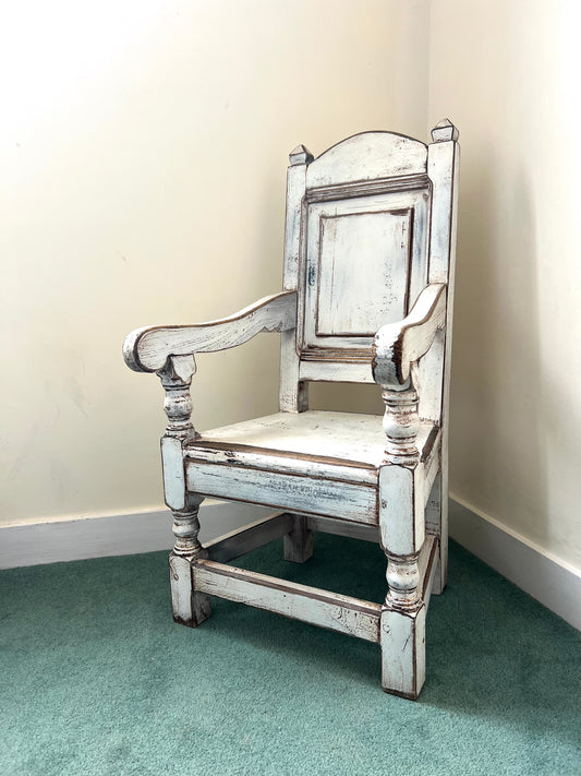 Painted Beechwood Childs Carver Chair