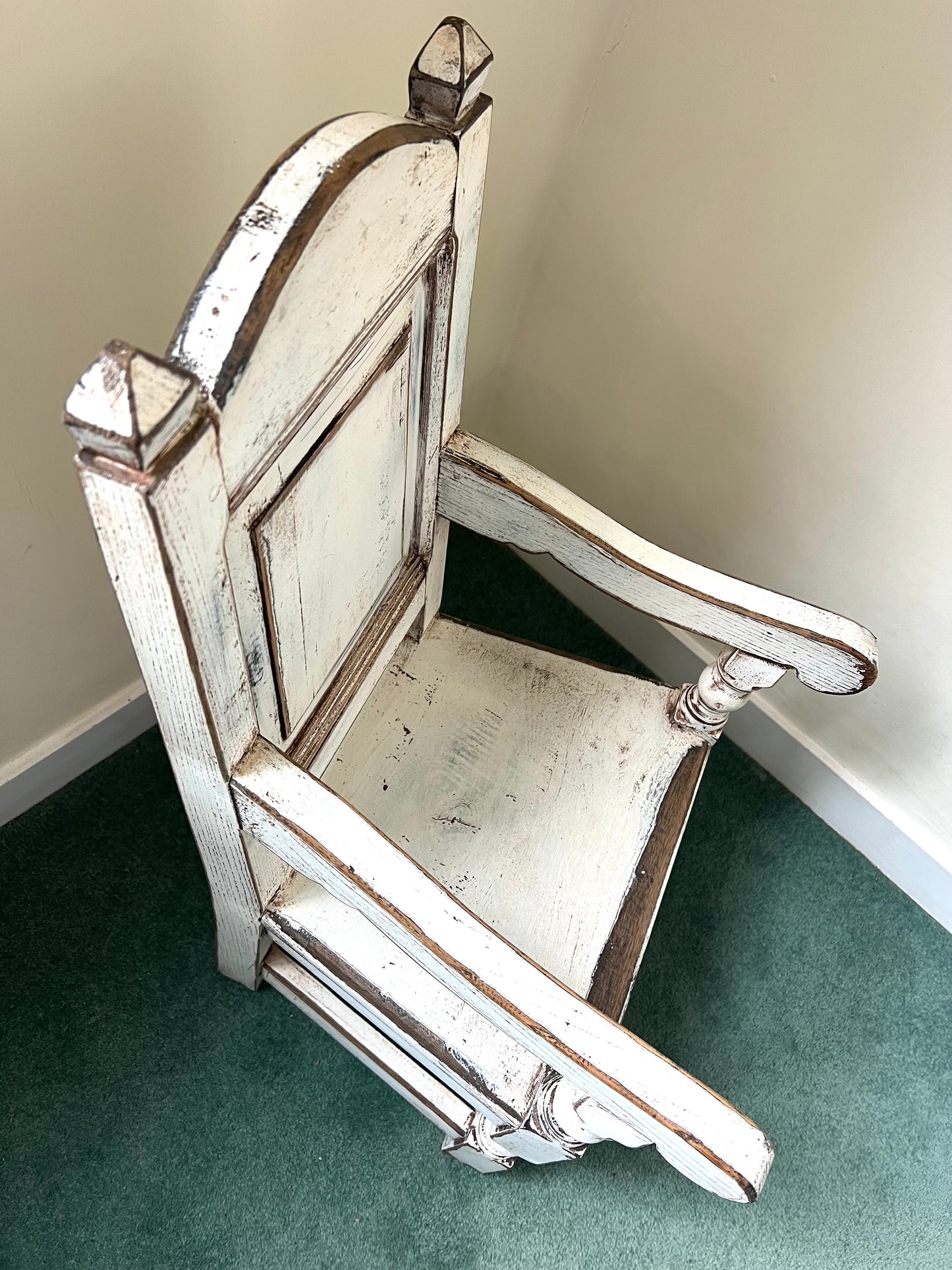 Painted Beechwood Childs Carver Chair